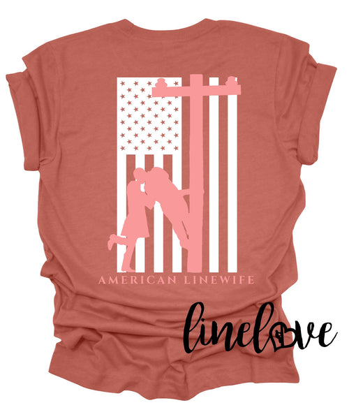 American Linewife Flag Tee