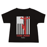 American Future Lineman Babies Linekid Tee