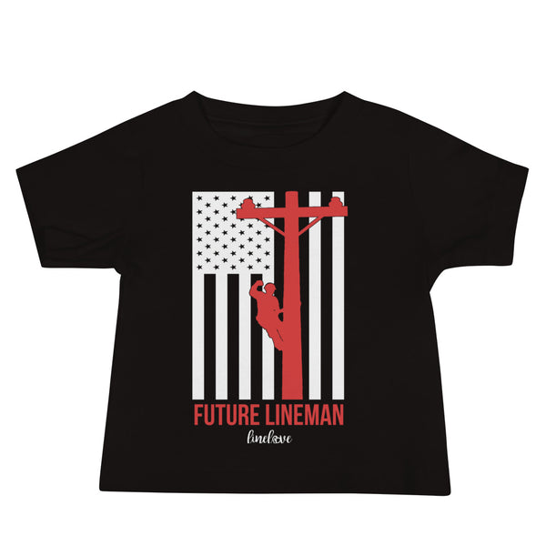 American Future Lineman Babies Linekid Tee