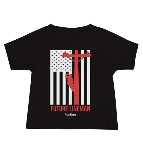 American Future Lineman Babies Linekid Tee