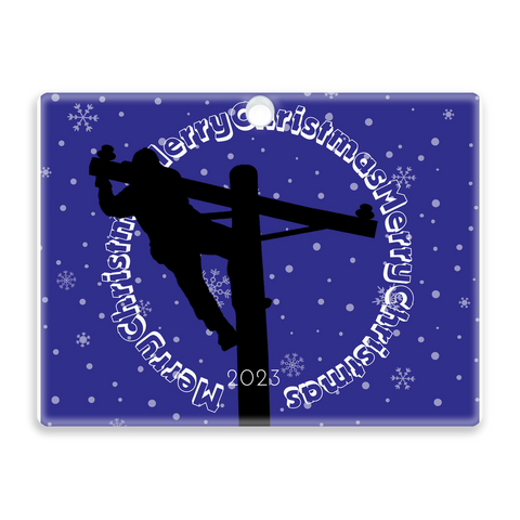 2023 Snowy Night Acrylic Ornament