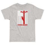 American Future Lineman Toddler Linekid Tee