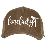 Linelady Trucker Hat Ballcap (multiple colors)