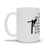 I Did Not Choose Lonely Nights Lineman's Wife Linewife Coffee Mug