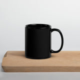 Linewife Black Glossy Mug