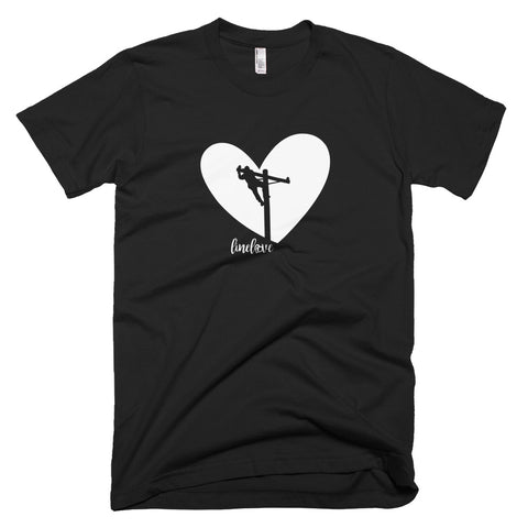 Lineman Heart Power Lineman Linewife Tee