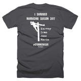 I Survived Hurricane Season 2017 Storm Chaser Lineman Tee