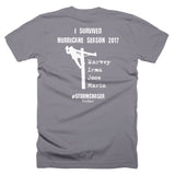 I Survived Hurricane Season 2017 Storm Chaser Lineman Tee