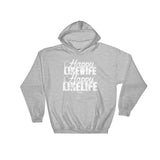 Happy Linewife Happy Linelife Lineman's Wife Hoodie