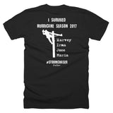 I Survived Hurricane Season 2017 Storm Chaser Lineman Tee