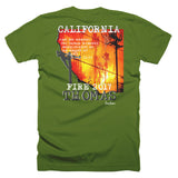 California Fire Thomas 2017 Lineman Tee for Power Lineman