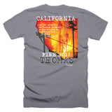 California Fire Thomas 2017 Lineman Tee for Power Lineman