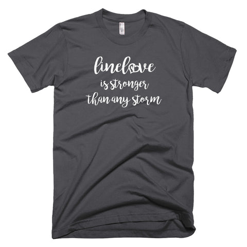 Linelove Is Stronger Than Any Storm Linewife Tee