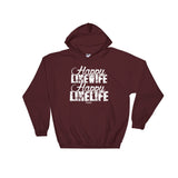 Happy Linewife Happy Linelife Lineman's Wife Hoodie