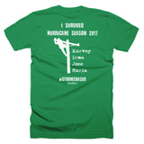 I Survived Hurricane Season 2017 Storm Chaser Lineman Tee