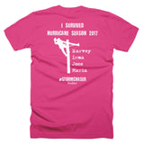 I Survived Hurricane Season 2017 Storm Chaser Lineman Tee