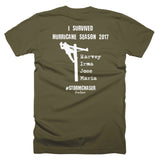 I Survived Hurricane Season 2017 Storm Chaser Lineman Tee