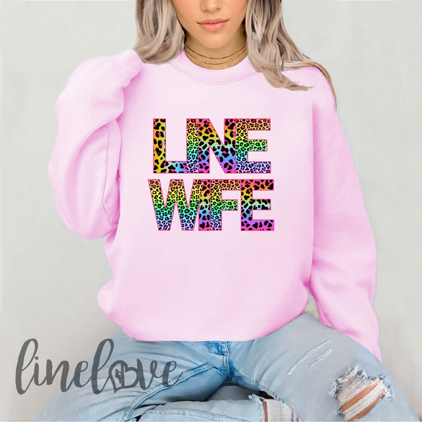 Bright Animal Print Linewife Sweatshirt