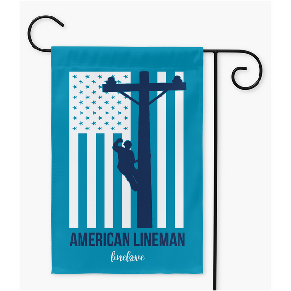 American Lineman Yard Flag