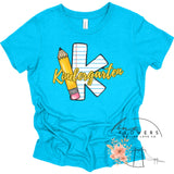 Kindergarten Notebook and Pencil Back to School T-Shirt