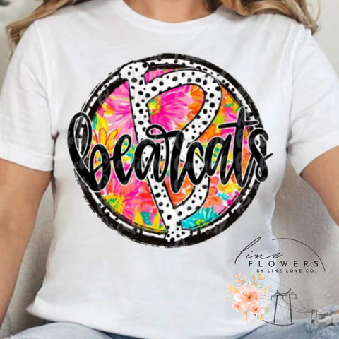 Bearcats Bright Swirl T-Shirt