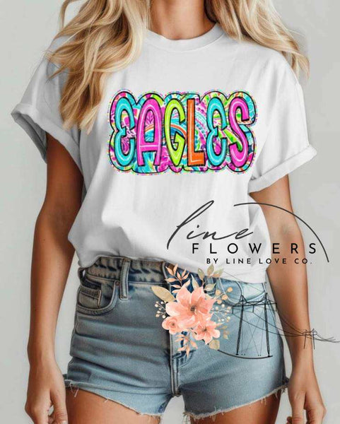 CHE Eagles bright swirls tshirt