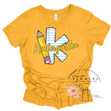 Kindergarten Notebook and Pencil Back to School T-Shirt