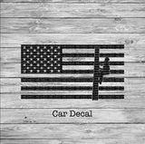 American Lineman Car Decal