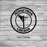 Journeyman Lineman Decal