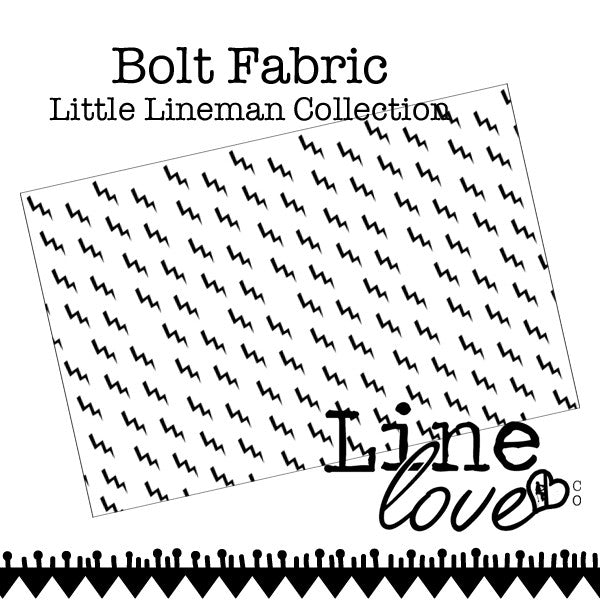 Volt & White Paloma Natural Fabric 54x36 (little lineman collection)