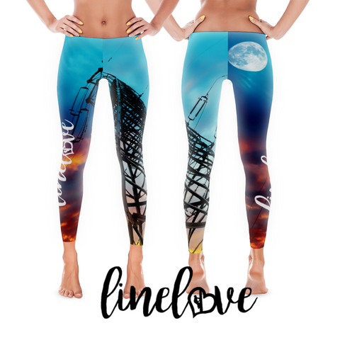 Linewife Leggings with Tower Powerline and Sunset