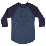 Blessed Linewife Est. 2020 Personalized Linewife 3/4 Sleeve